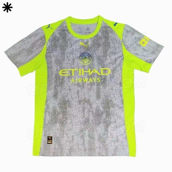 摒弃经典  色！曼城25-26赛季第三运动活动    服  