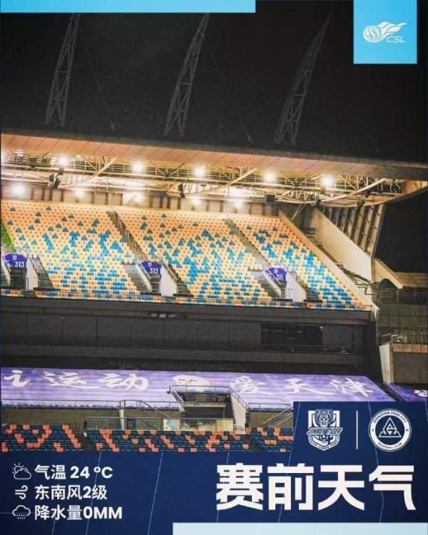 今日天津天气凉爽宜人，前往客场应战    的球迷朋友可轻装出